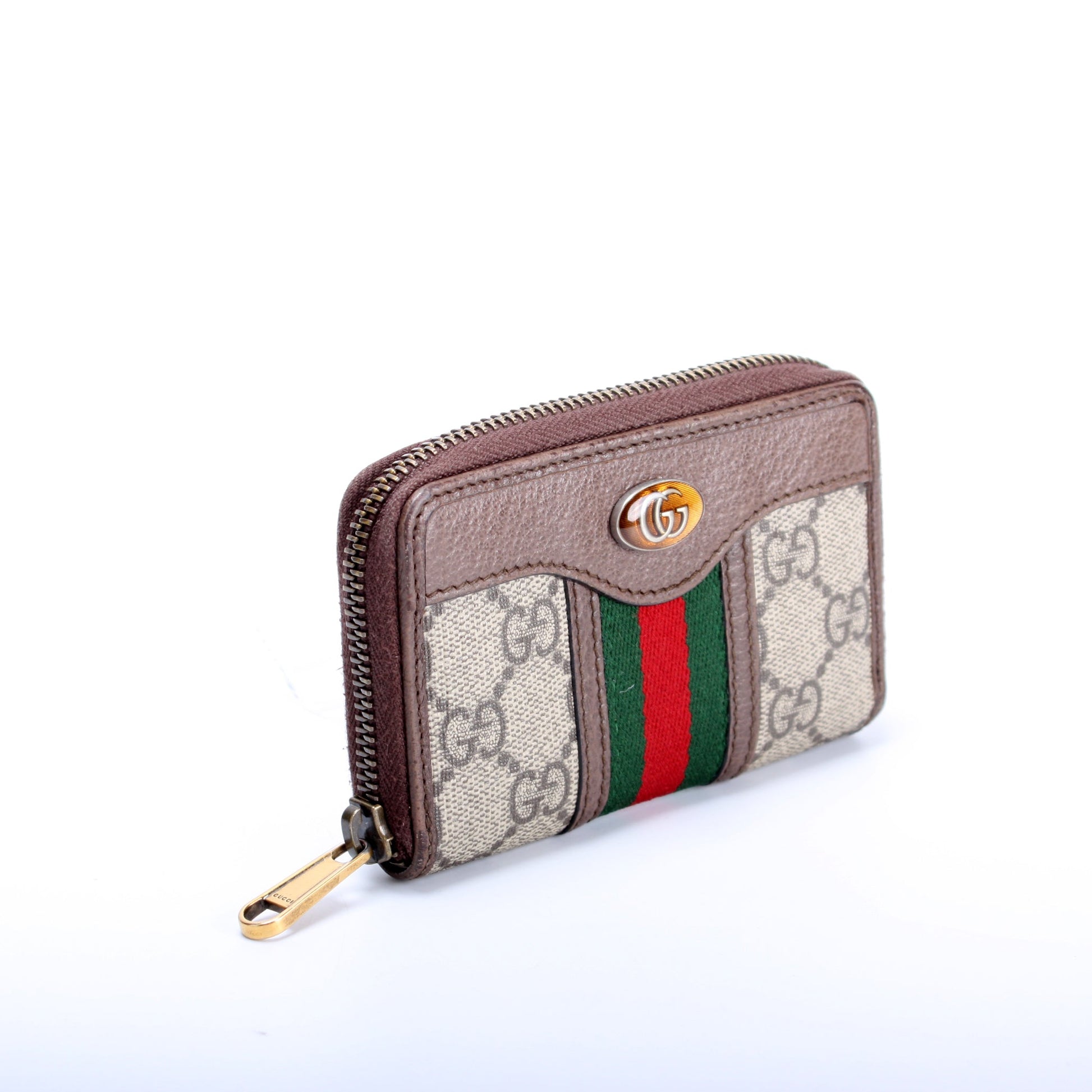 597613 GG Supreme Zip Around Card Case lbcase