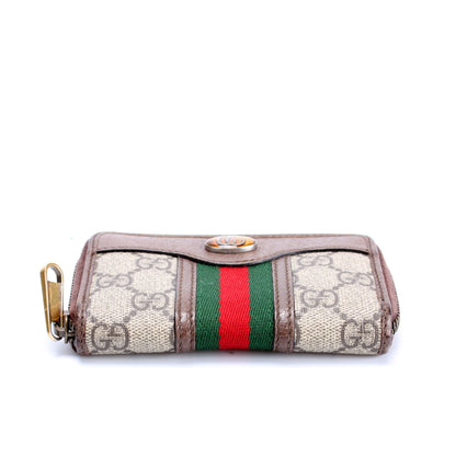 597613 GG Supreme Zip Around Card Case lbcase