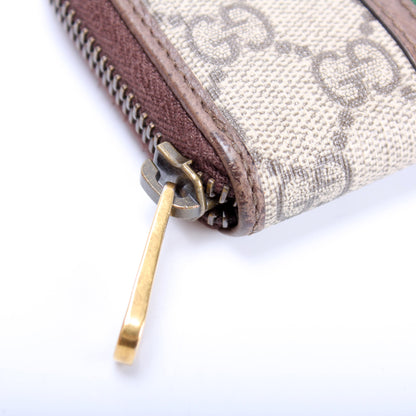 597613 GG Supreme Zip Around Card Case lbcase