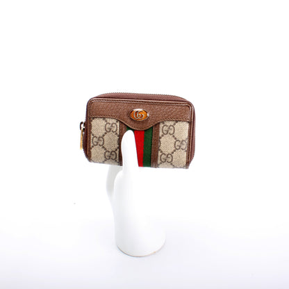 597613 GG Supreme Zip Around Card Case lbcase