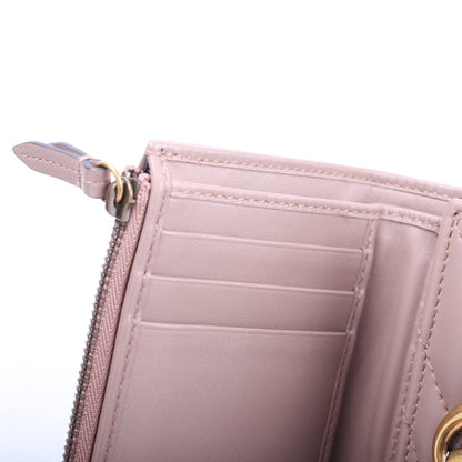 474302 GG Marmont Compact Wallet lbcase