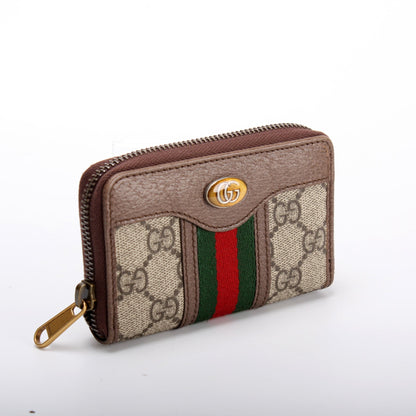 597613 GG Supreme Zip Around Card Case lbcase