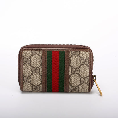597613 GG Supreme Zip Around Card Case lbcase
