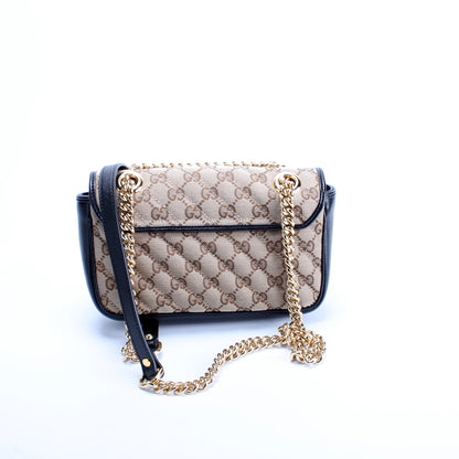 446744 Marmont Shoulder Mini Flap lbcase