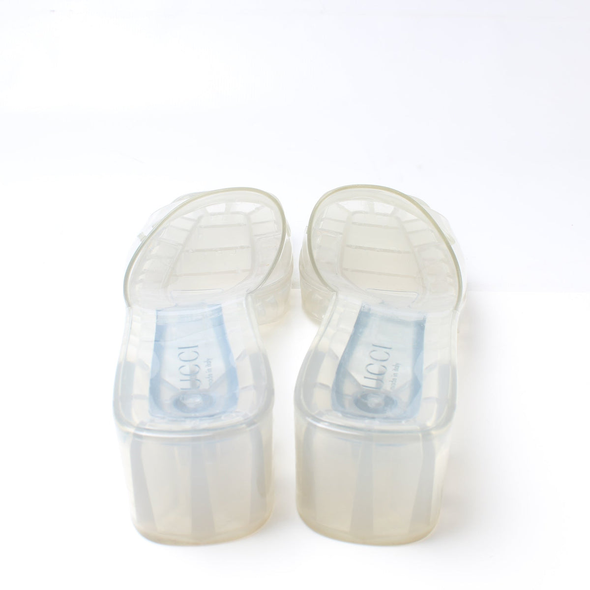 Transparent Slide Sandals Size 39