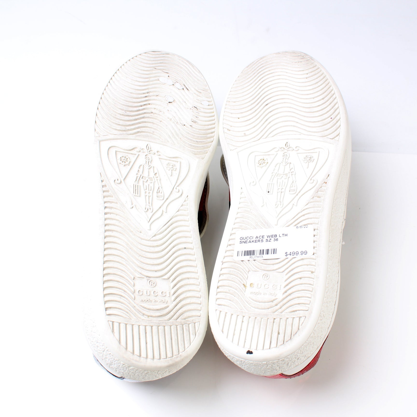 Ace Web Leather Sneakers Size 36 lbcase
