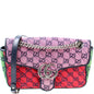 443497 GG Marmont Shoulder Multicolor Quilted Canvas Small Flap lbcase