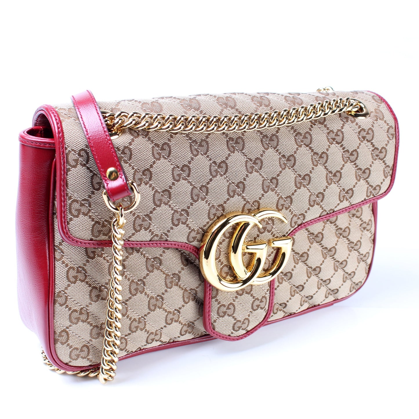 443496 GG Marmont Shoulder Medium lbcase