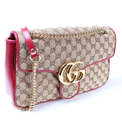 443496 GG Marmont Shoulder Medium lbcase