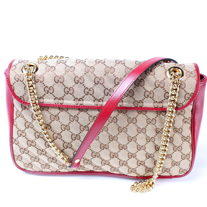 443496 GG Marmont Shoulder Medium lbcase