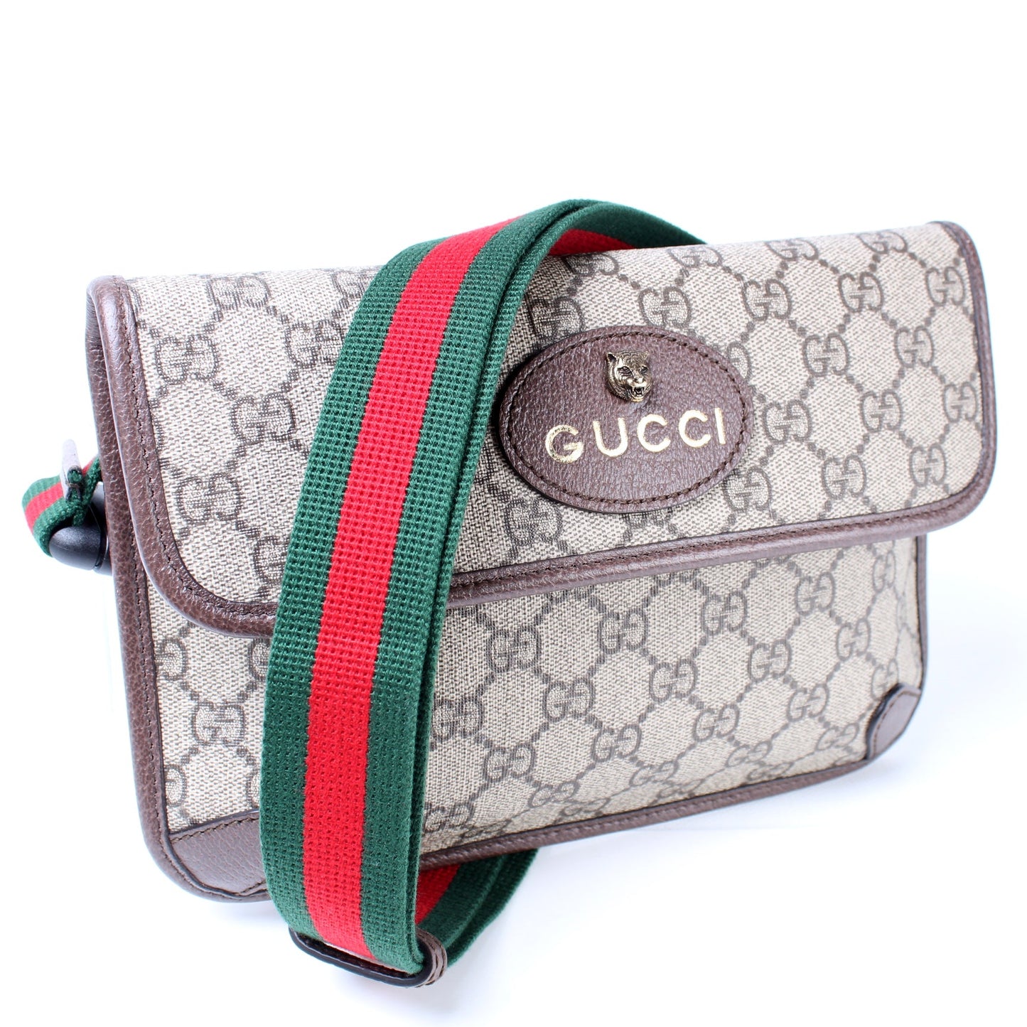493930 GG Supreme Neo Web Belt Bag lbcase