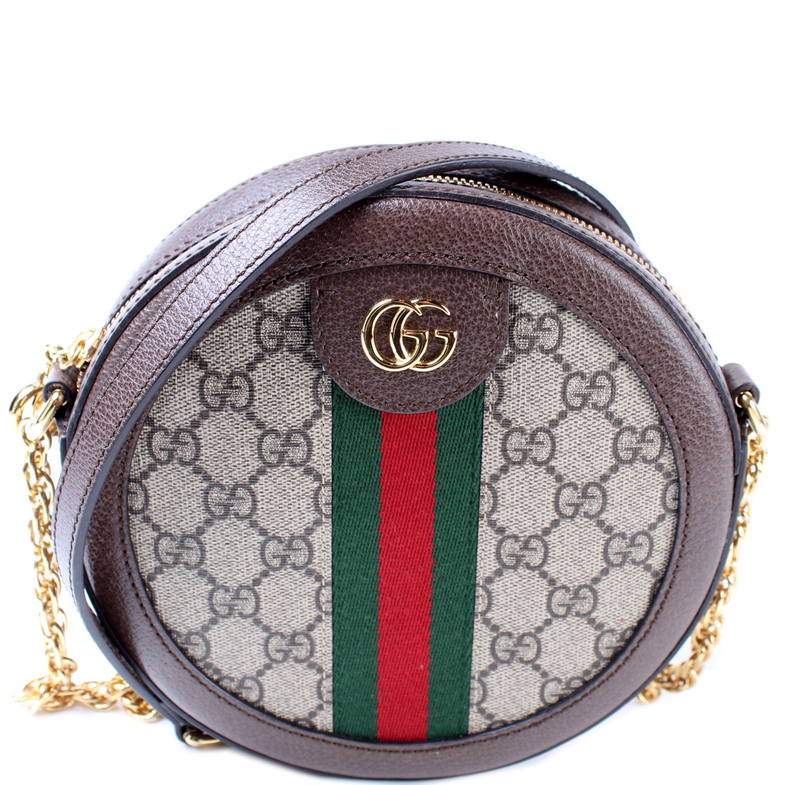550618 Ophidia GG Supreme Round Small Crossbody lbcase