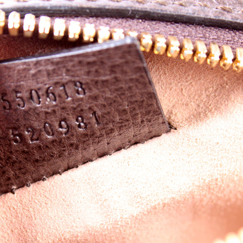 550618 Ophidia GG Supreme Round Small Crossbody