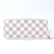 Clemence Wallet Damier Azur