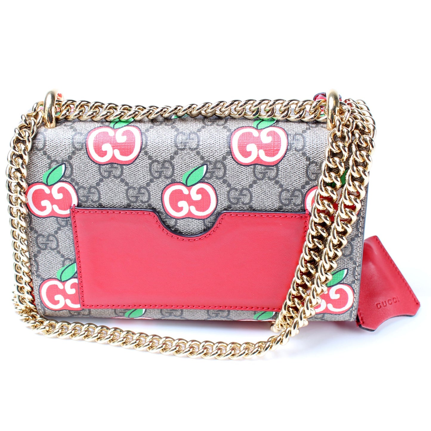 409487 GG Supreme Apple Small Padlock Shoulder Bag lbcase