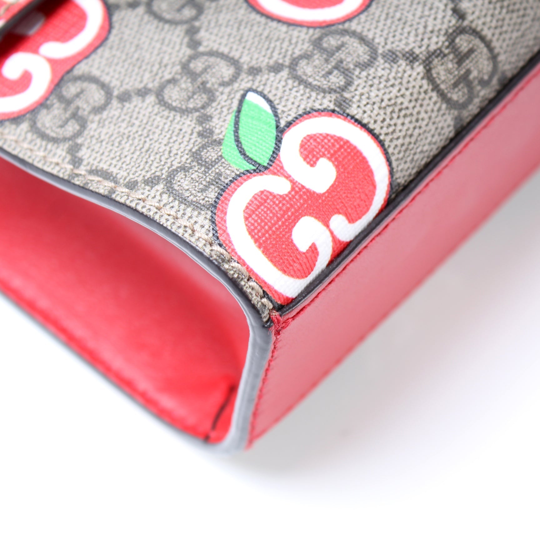409487 GG Supreme Apple Small Padlock Shoulder Bag lbcase