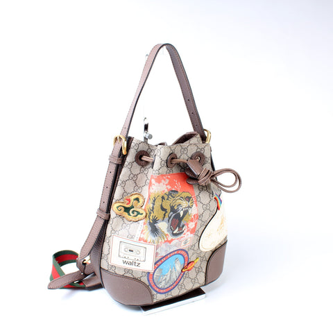 473875 Neo Vintage Drawstring Bucket Backpack