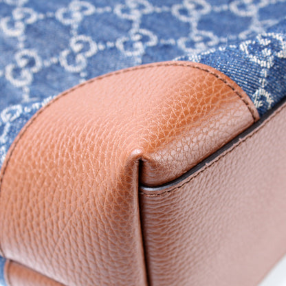 631685 Ophidia GG Denim Tote lbcase