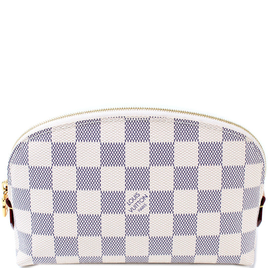 Cosmetic Pouch PM Damier Azur