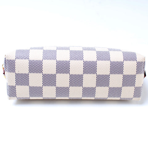 Cosmetic Pouch PM Damier Azur