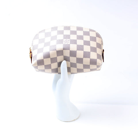 Cosmetic Pouch PM Damier Azur