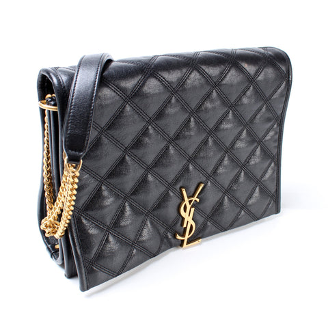 Becky Shoulder Bag Quilted Lambskin