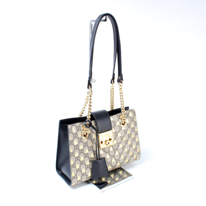 498156 Padlock GG Bee Small Tote lbcase