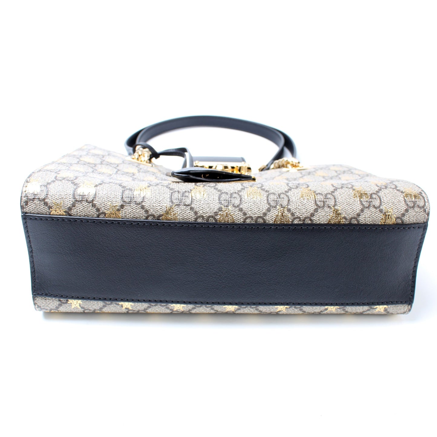 498156 Padlock GG Bee Small Tote lbcase