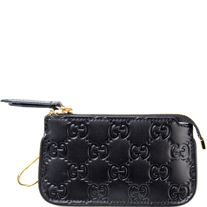 447964 GG Leather Key Pouch lbcase