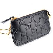 447964 GG Leather Key Pouch