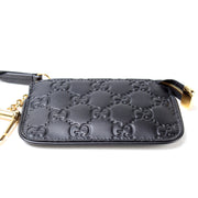 447964 GG Leather Key Pouch
