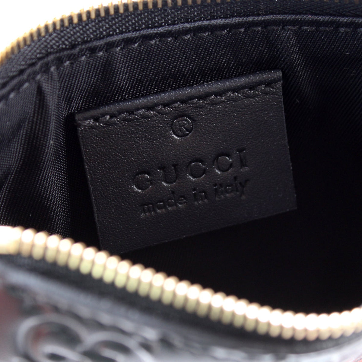 447964 GG Leather Key Pouch lbcase