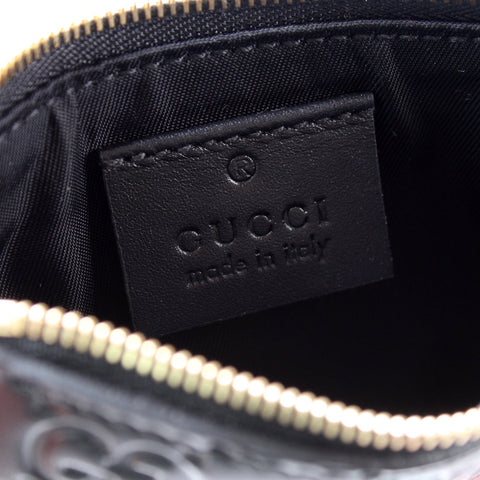 447964 GG Leather Key Pouch