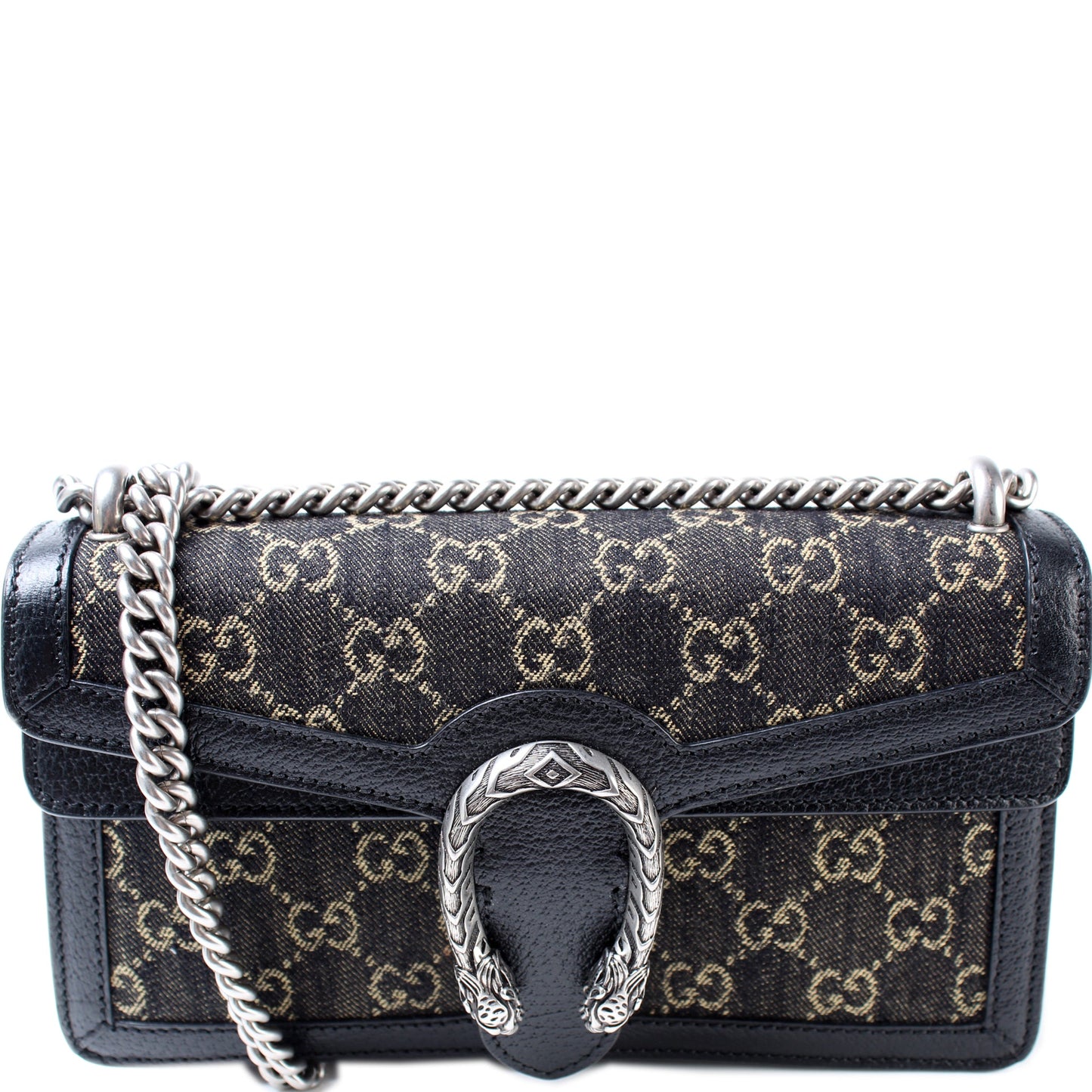 499623 Dionysus Small GG Denim lbcase