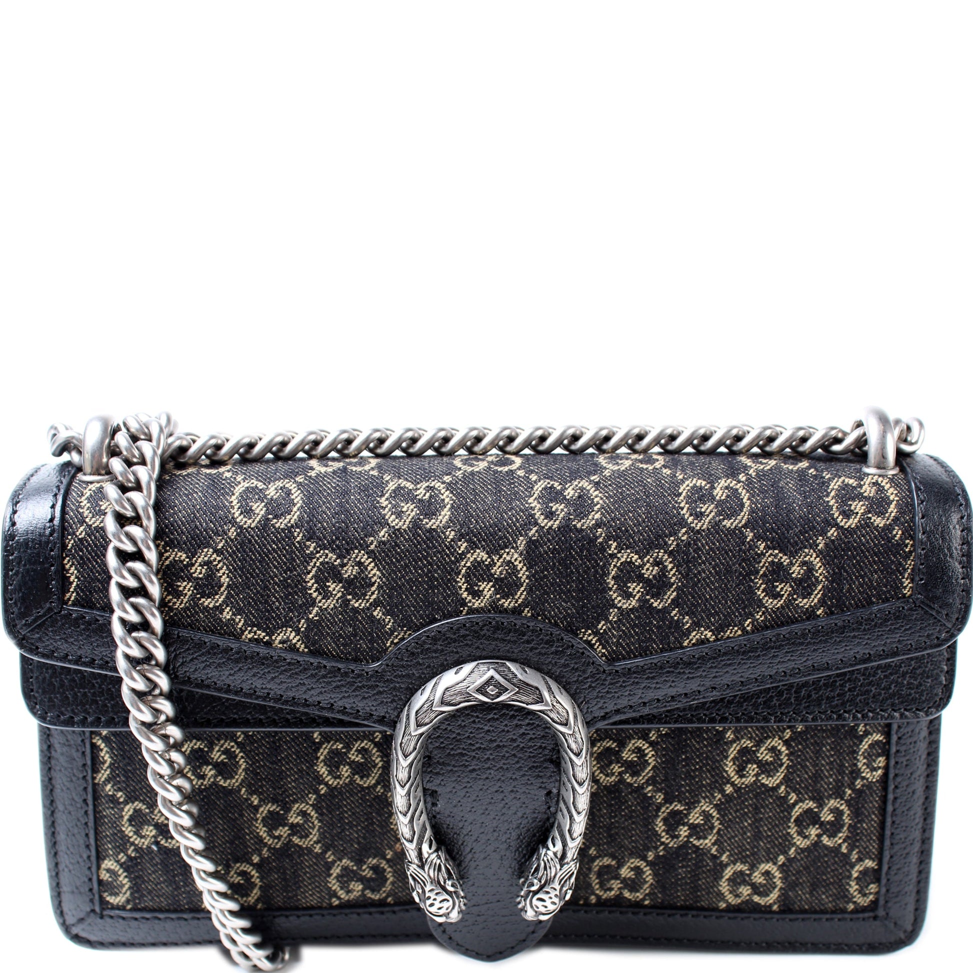 499623 Dionysus Small GG Denim lbcase