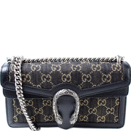 499623 Dionysus Small GG Denim lbcase