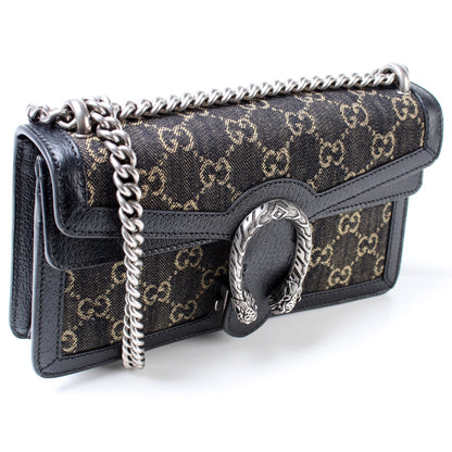 499623 Dionysus Small GG Denim lbcase