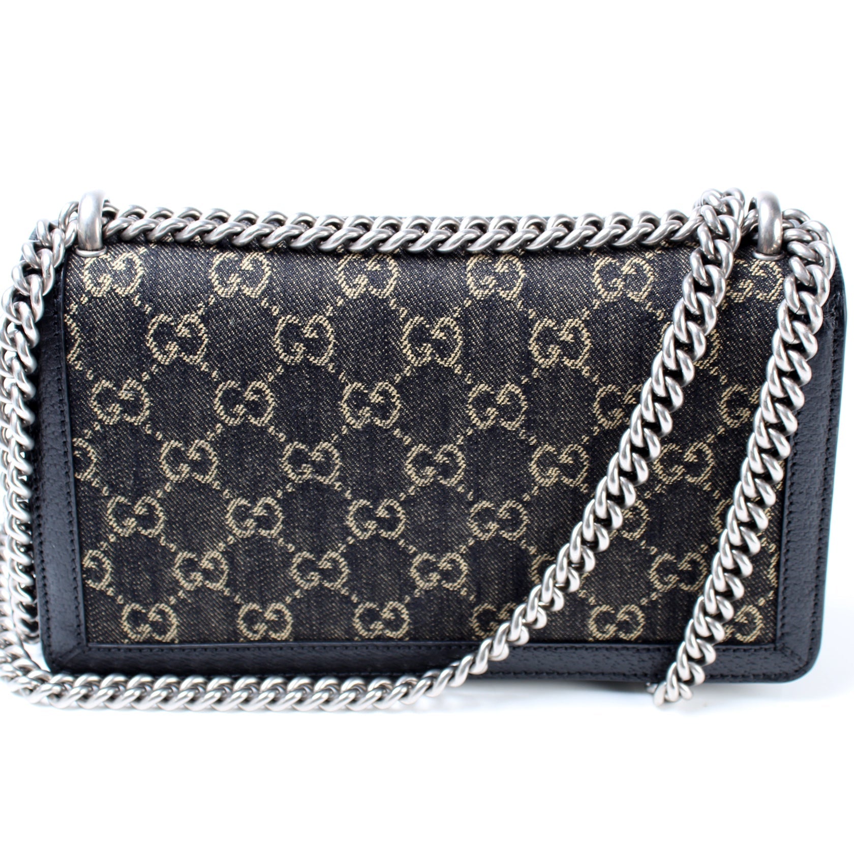 499623 Dionysus Small GG Denim lbcase