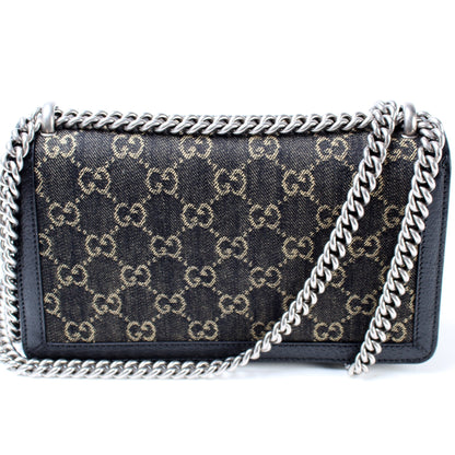 499623 Dionysus Small GG Denim lbcase