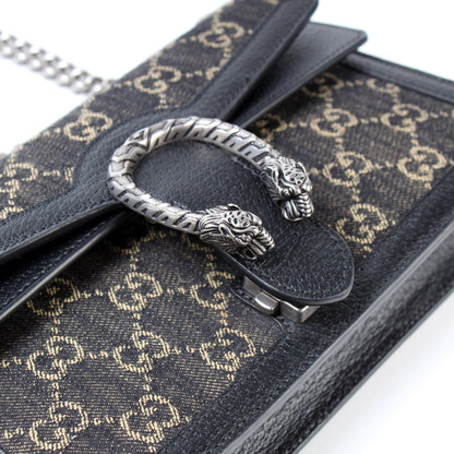 499623 Dionysus Small GG Denim lbcase