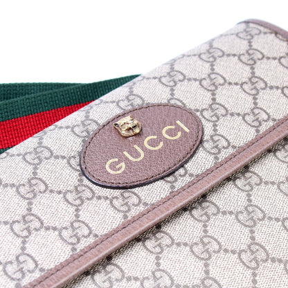 493930 GG Supreme Neo Web Belt lbcase