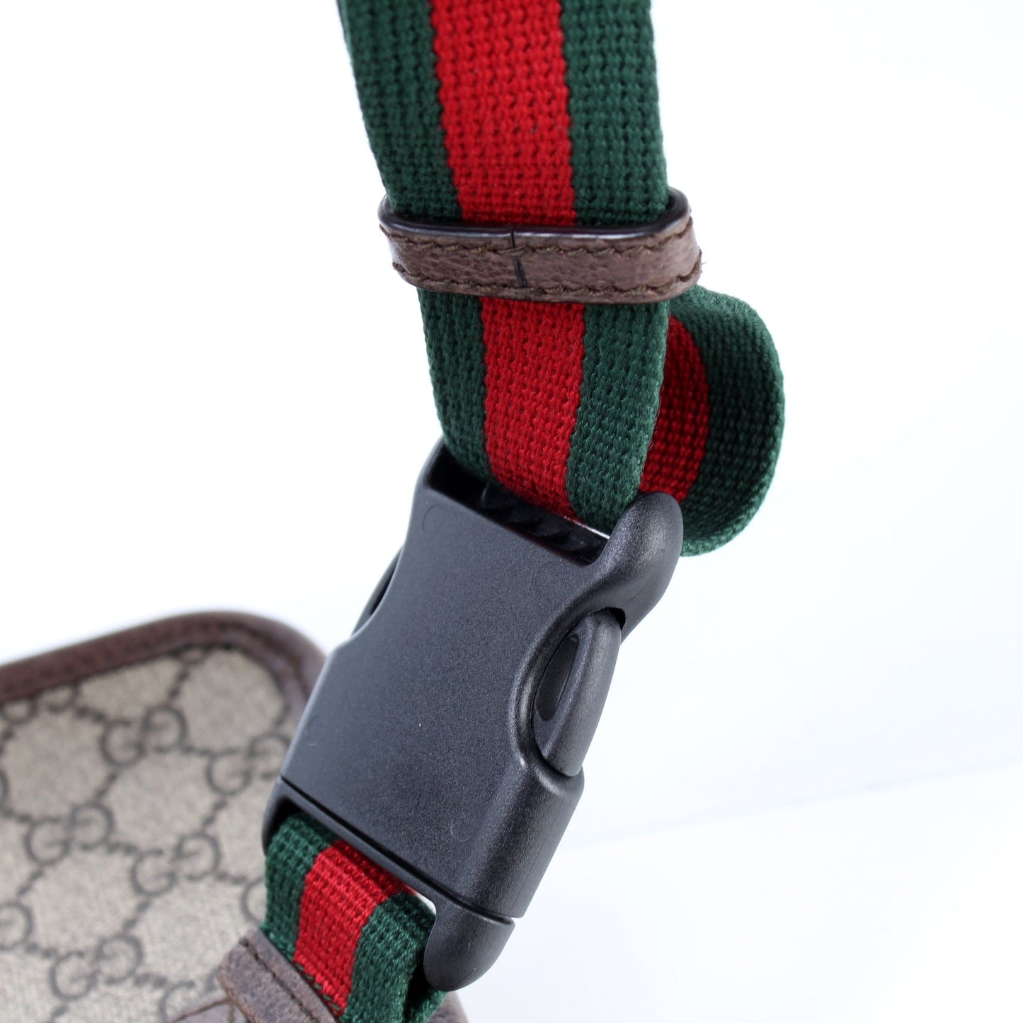 493930 GG Supreme Neo Web Belt lbcase