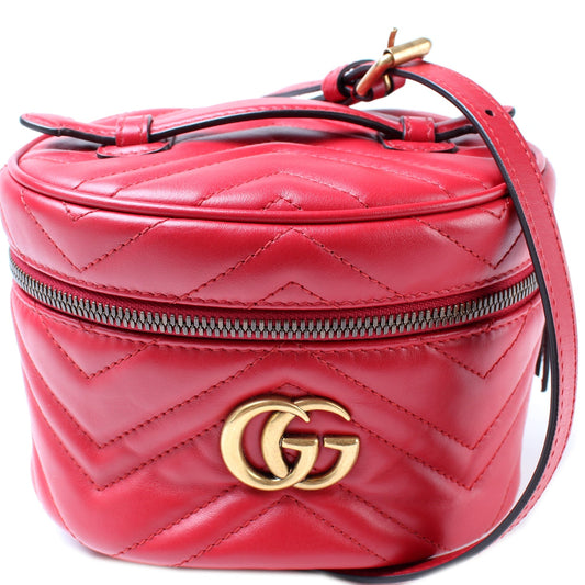 593594 GG Marmont Mini Vanity Backpack lbcase