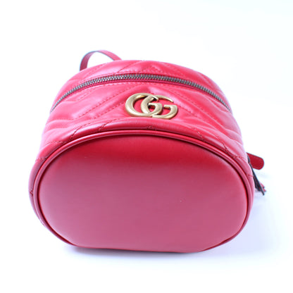 593594 GG Marmont Mini Vanity Backpack lbcase