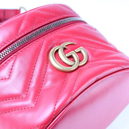 593594 GG Marmont Mini Vanity Backpack lbcase