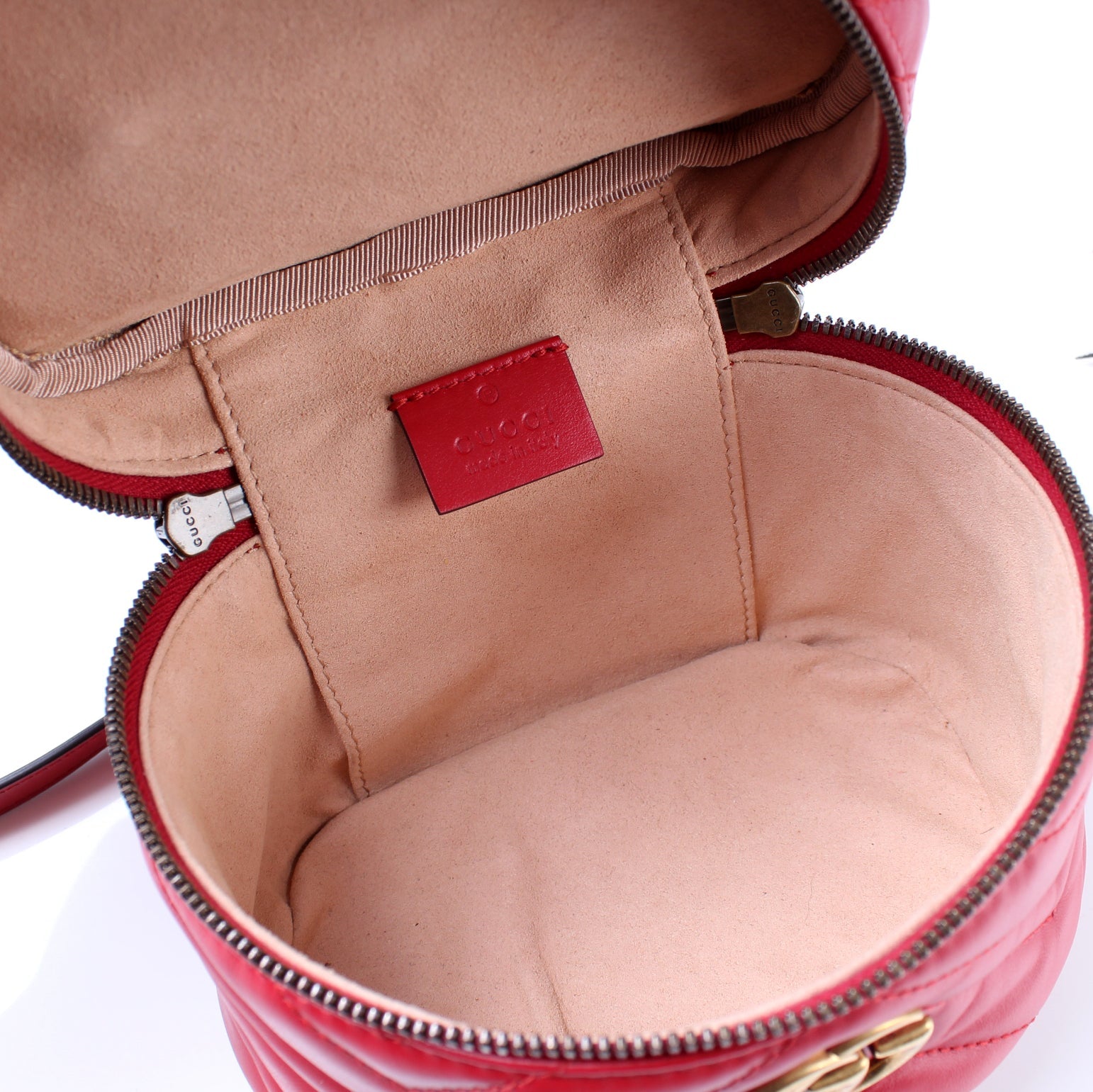 593594 GG Marmont Mini Vanity Backpack lbcase
