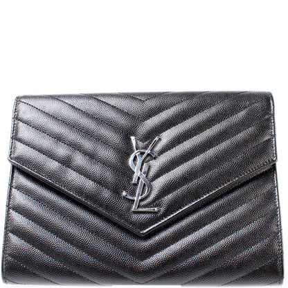 617662 Grain De Cassandre Flap Pouch Wristlet