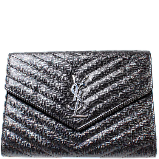 617662 Grain De Cassandre Flap Pouch Wristlet