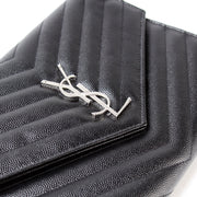 617662 Grain De Cassandre Flap Pouch Wristlet
