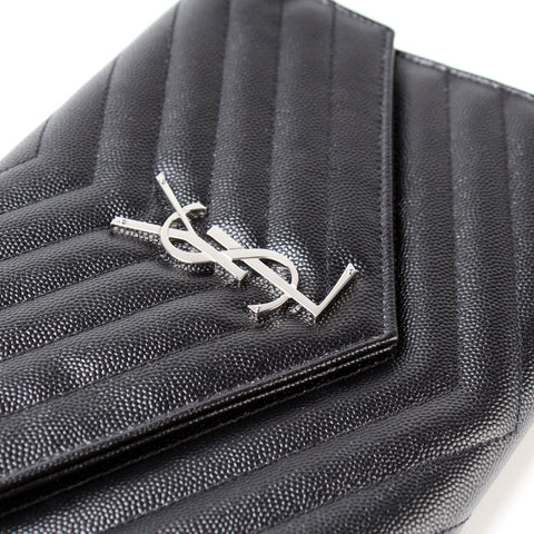 617662 Grain De Cassandre Flap Pouch Wristlet